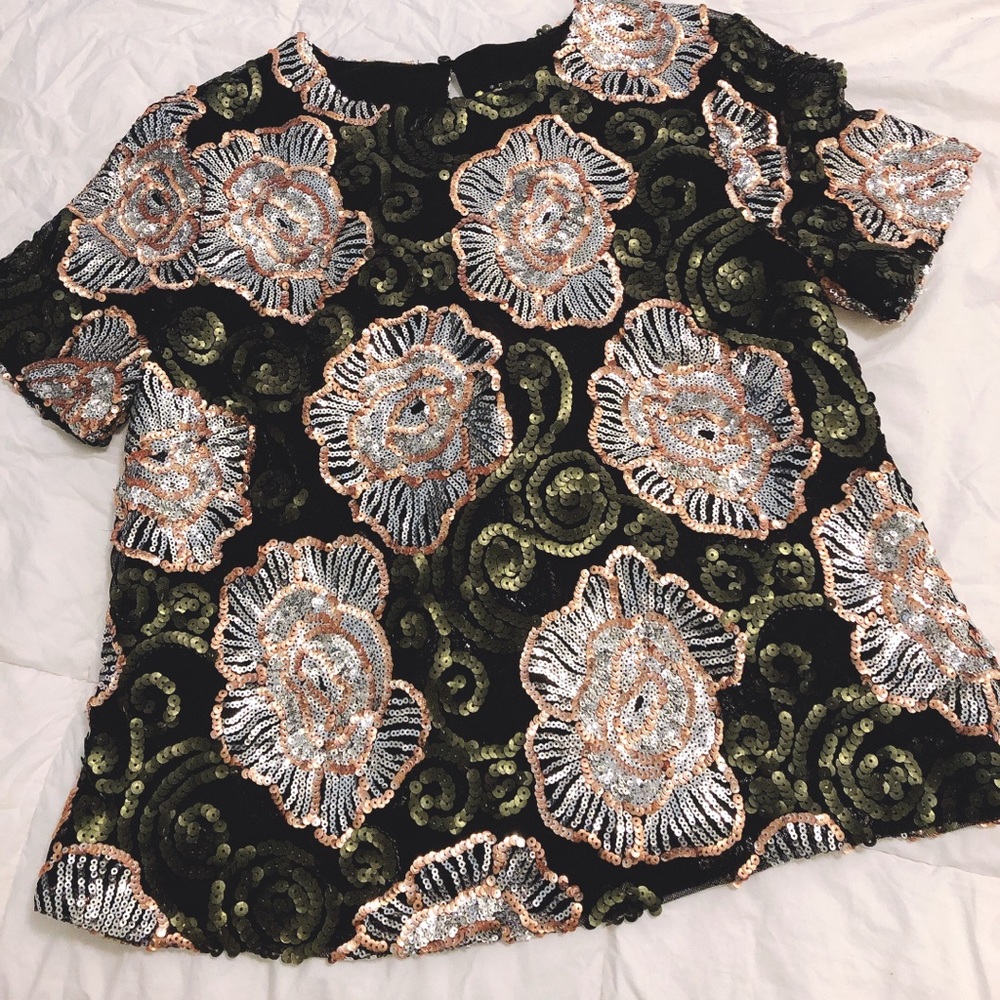 Beautiful sequin top